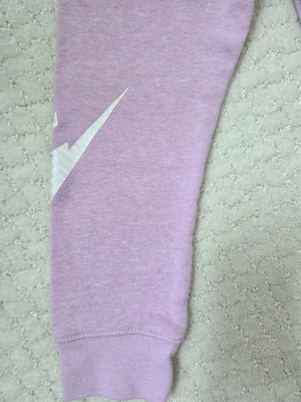 Nike Kids Light Pink Logo Sweatpants
